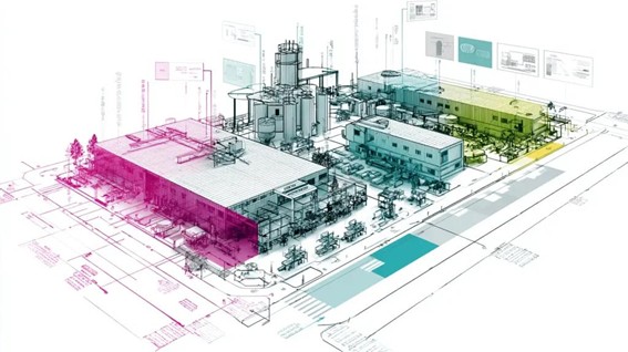 %Projetos industriais%
