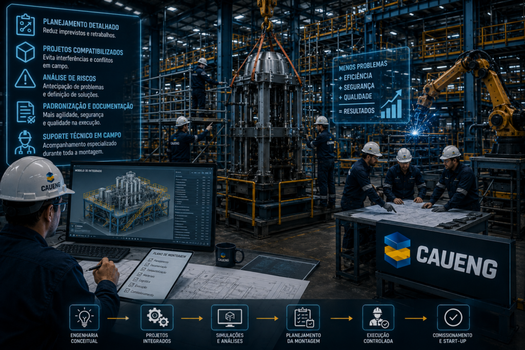 %Projetos industriais%