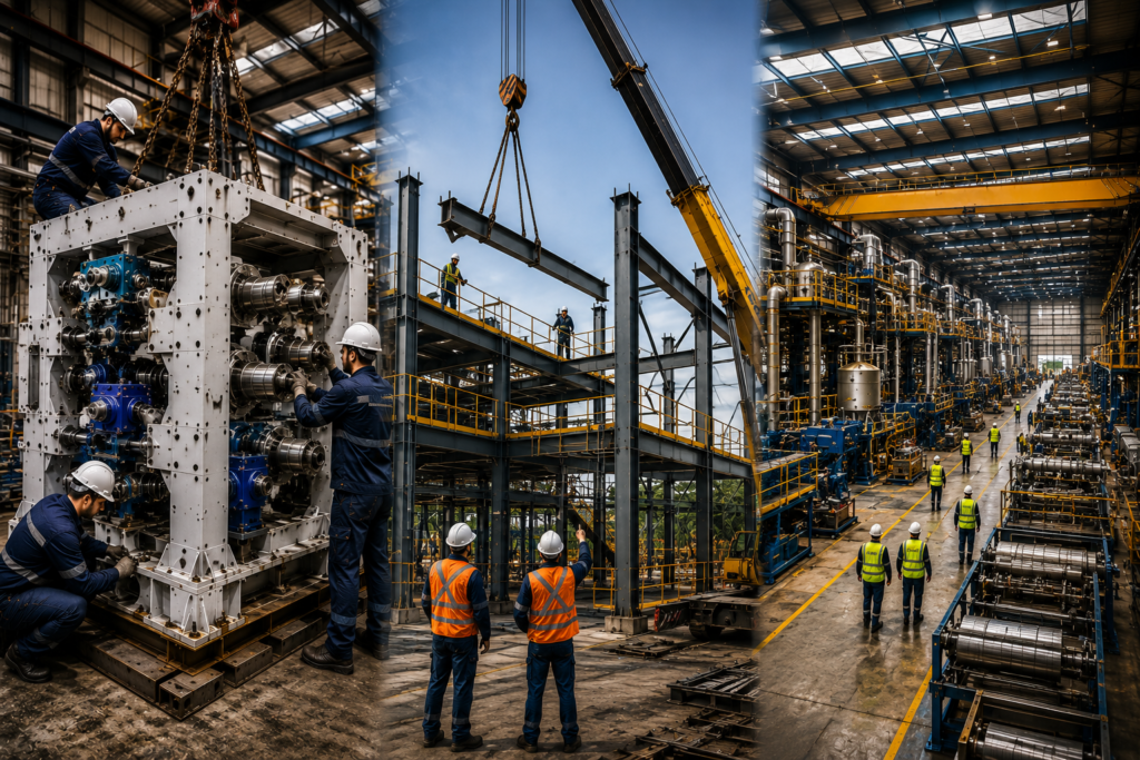 %Projetos industriais%